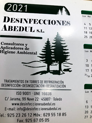 Negocio Desinfecciones Abedul Sl