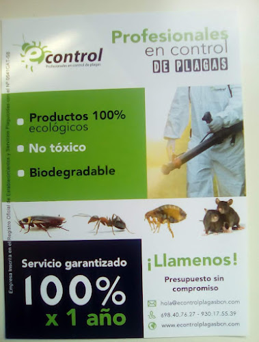Negocio Econtrol Plagas Bcn